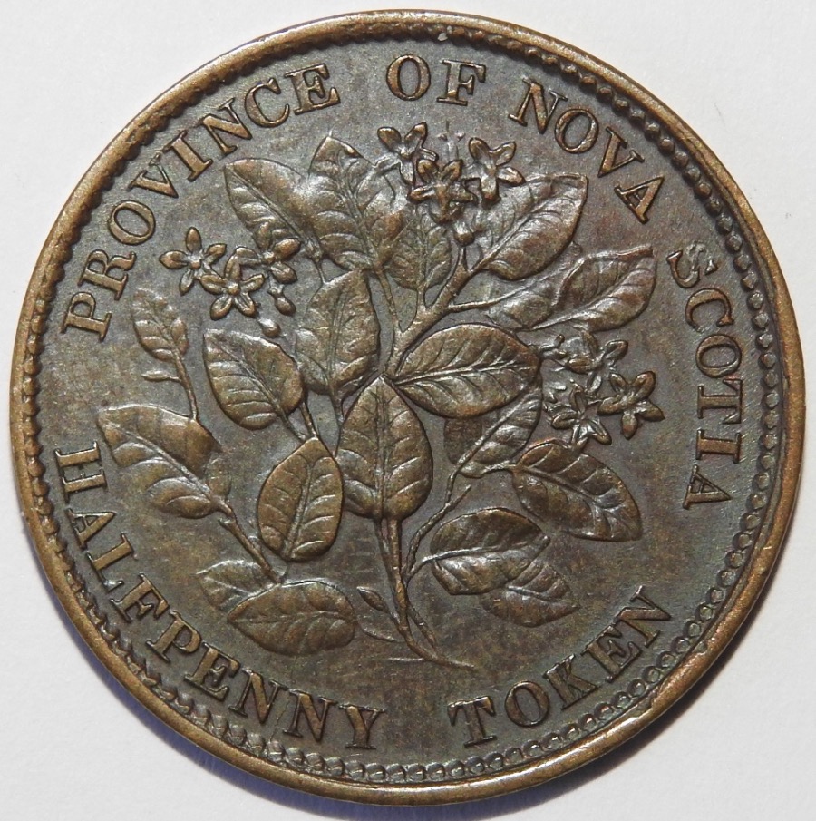1856-Halfpenny-Token